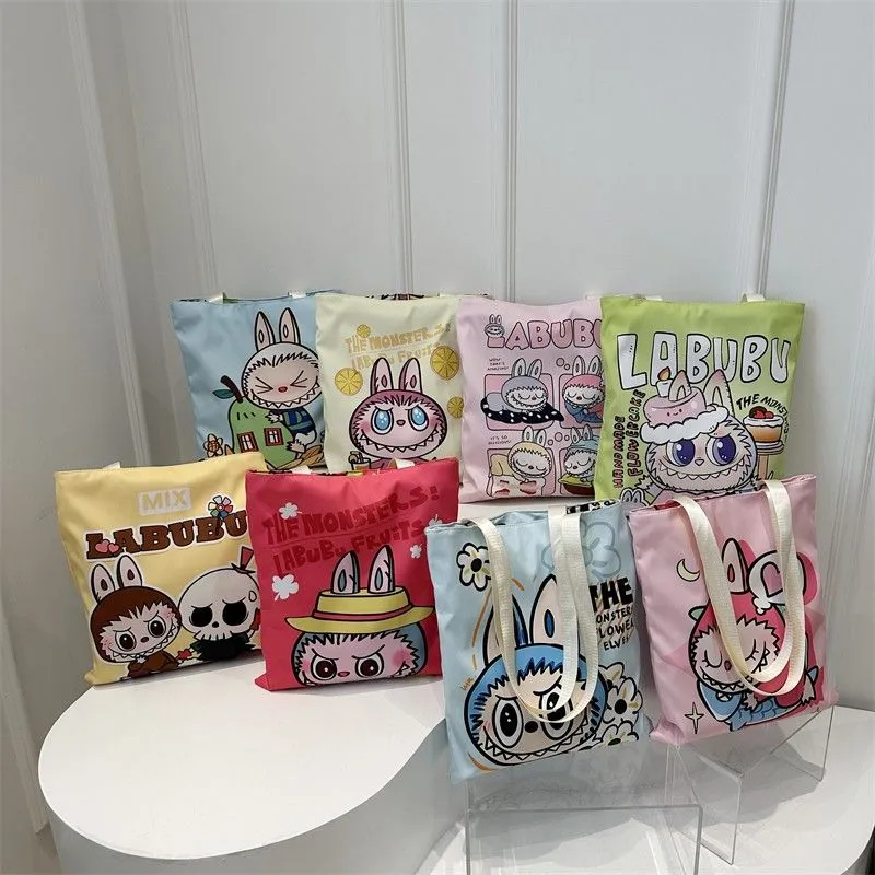 【激安1円！！】限定デザイン おしゃれ キャラクター Labubu ポーチ 小物入れ キャンバス バッグ