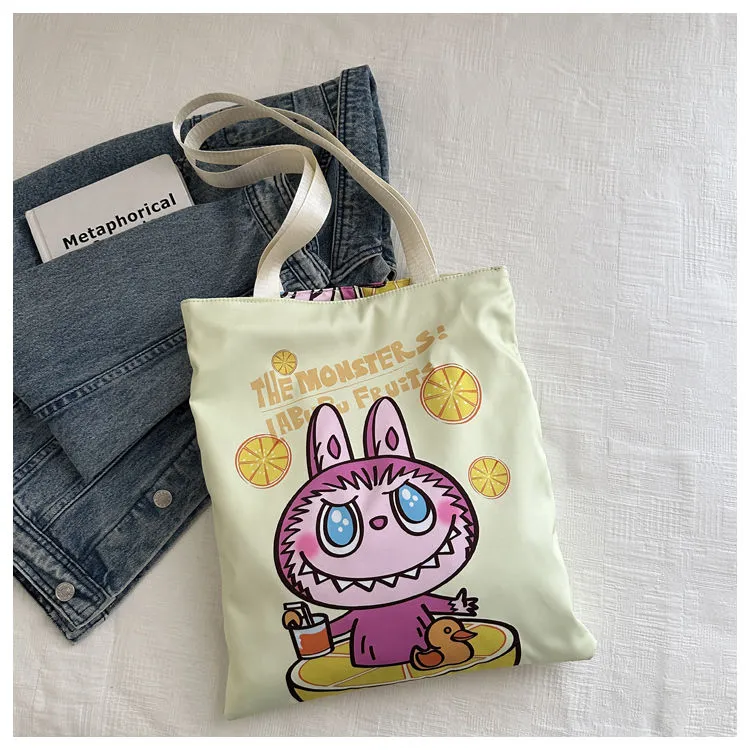 【激安1円！！】限定デザイン おしゃれ キャラクター Labubu ポーチ 小物入れ キャンバス バッグ