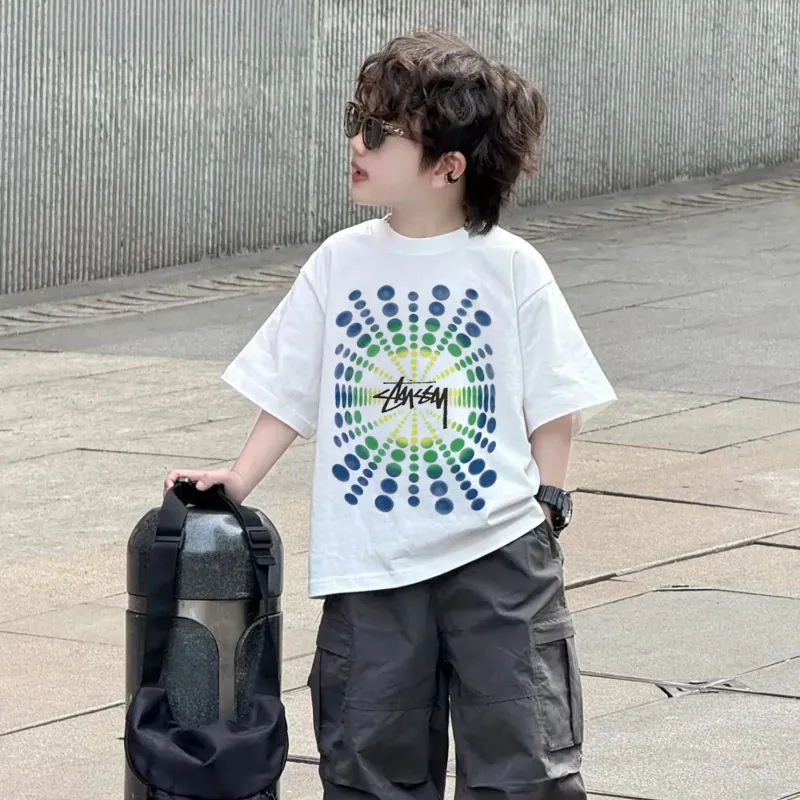 【90-160cm】トレンド感たっぷり 大人気 カジュアル ブランド 男の子 半袖 Ｔシャツ
