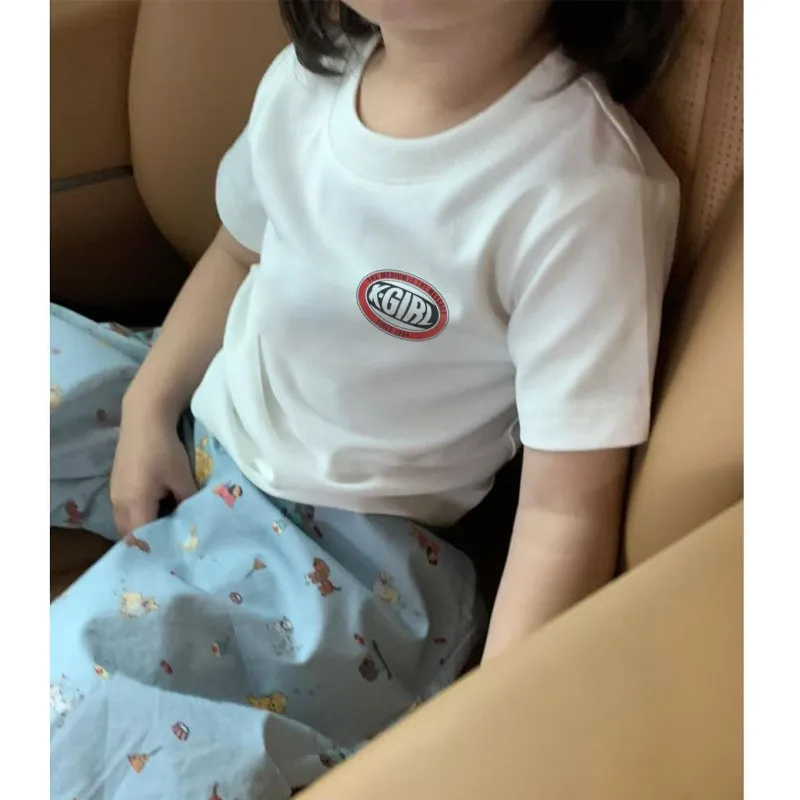 【90-150cm】好感度100％ お気に入り おしゃれ 可愛い 着やすい 女の子 半袖 Ｔシャツ