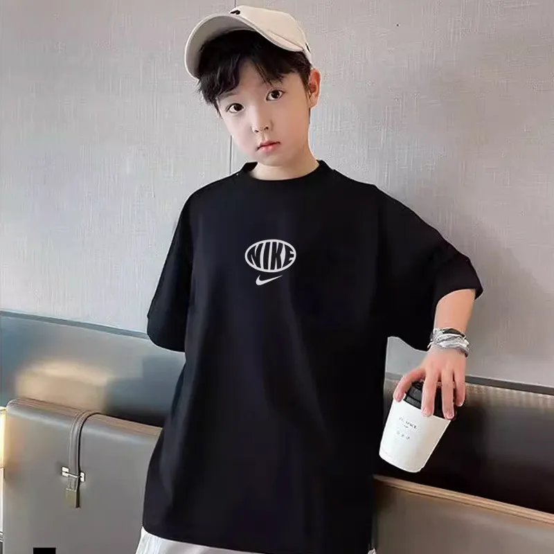 【90-160cm】リラックス感ある 大人気 カジュアル  プリント 男の子 半袖 Ｔシャツ