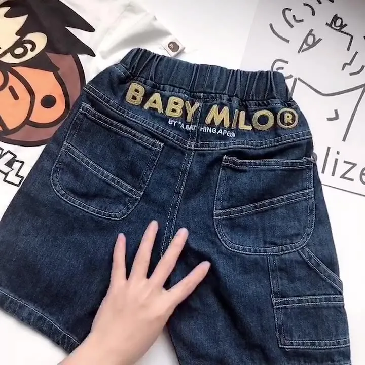 【90-150cm】絶対見逃さないで 大人気 カジュアル ストリート 履きやすい 男の子 デニム ショートパンツ