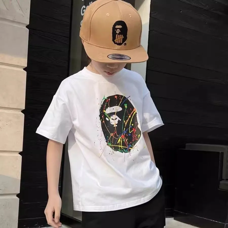 【90-160cm】見逃し厳禁 絶対欲しい トレンド  人気筋 着心地良い 半袖 Ｔシャツ