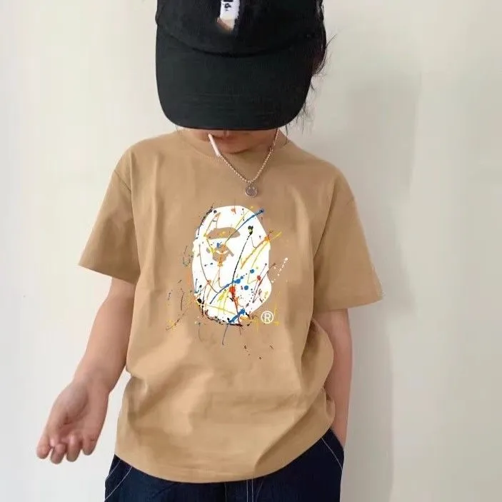 【90-160cm】見逃し厳禁 絶対欲しい トレンド  人気筋 着心地良い 半袖 Ｔシャツ