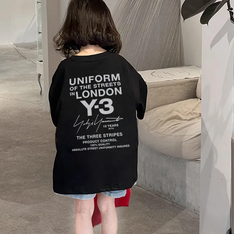 【90-160cm】元気いっぱい 大活躍 トレンド アルファベット 着やすい 女の子 半袖 Ｔシャツ