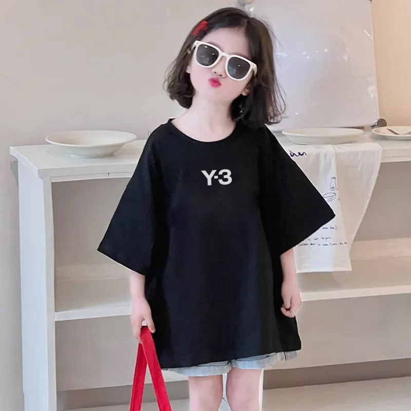 【90-160cm】元気いっぱい 大活躍 トレンド アルファベット 着やすい 女の子 半袖 Ｔシャツ