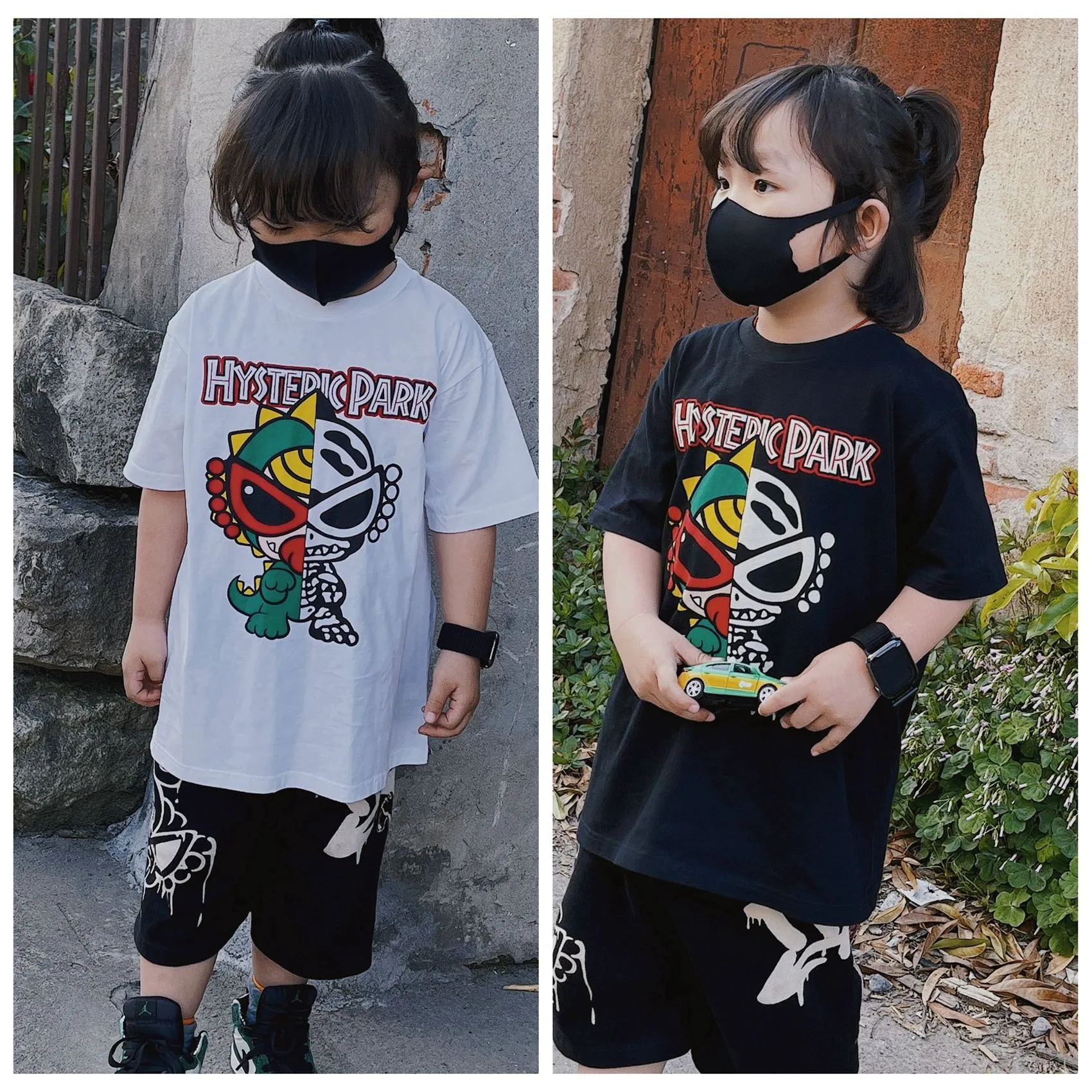 【90-160cm】着回し最強 ゆったり カジュアル ストリート ユニセックス 半袖 Ｔシャツ
