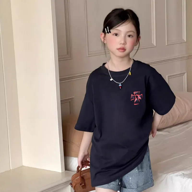 【90-160cm】トレンド感満点 大注目 カジュアル おしゃれ 女の子 半袖 Ｔシャツ