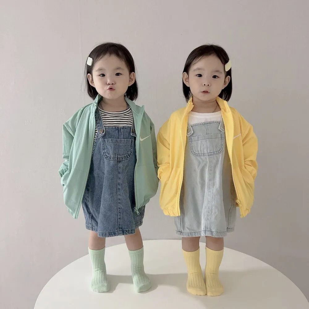 【80-130cm】SNS映えコーデに 大注目 カジュアル 多色展開 合わせやすい アウター