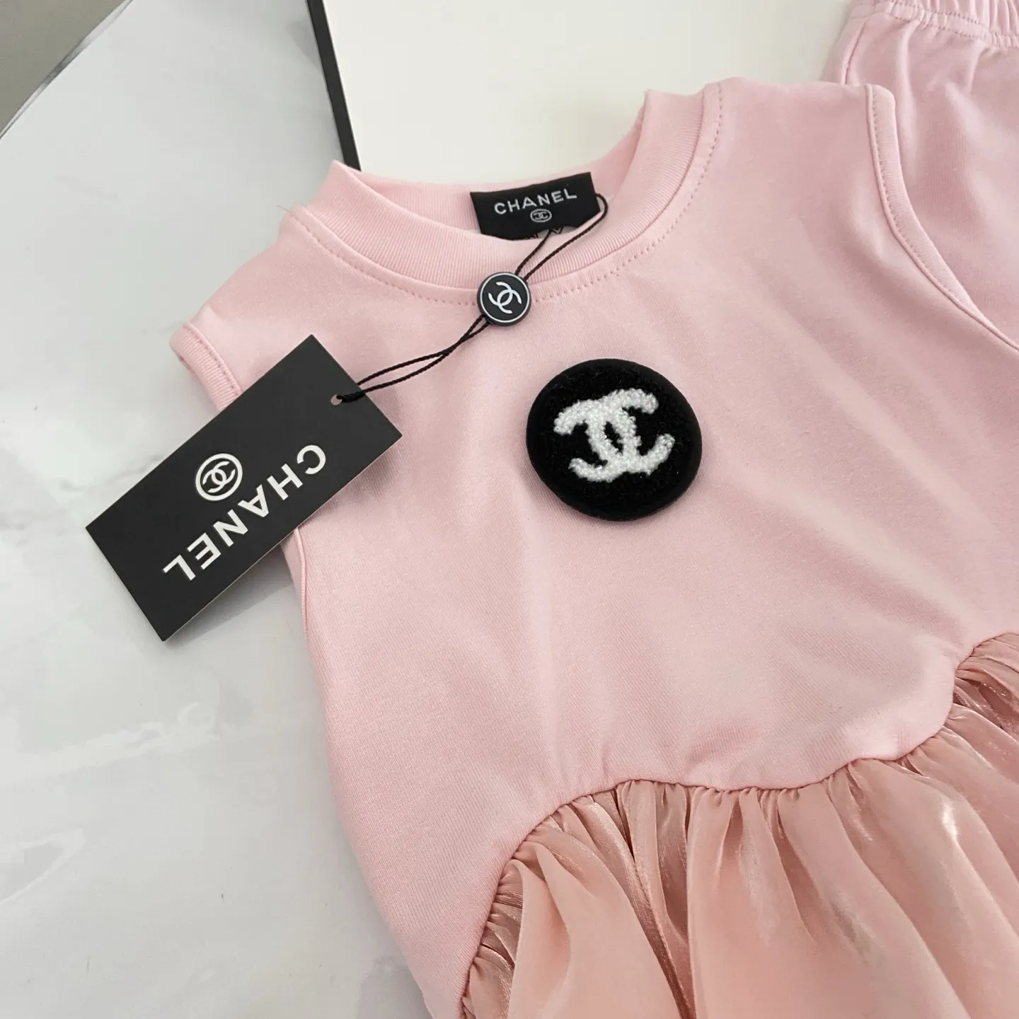 【90-150cm】二点セット オシャレ度高め 気質満点  スウィート 女の子 タンクトップ＋フレアパンツ セットアップ