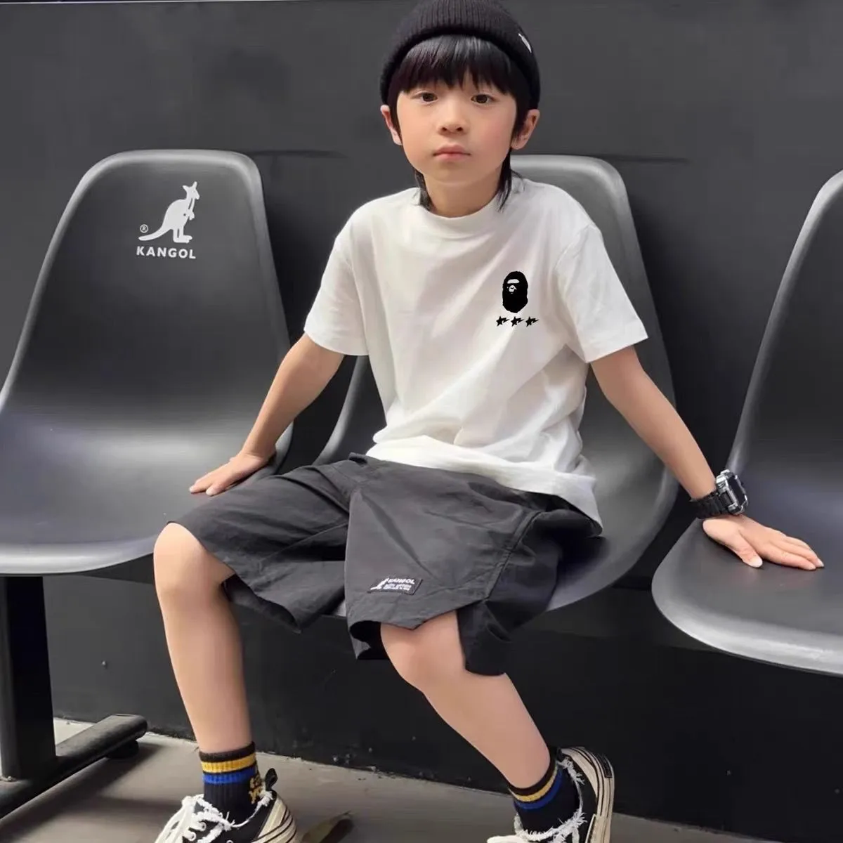 【90-160cm】着回し力抜群 大人気 シンプル カジュアル 合わせやすい 男の子 半袖 Ｔシャツ