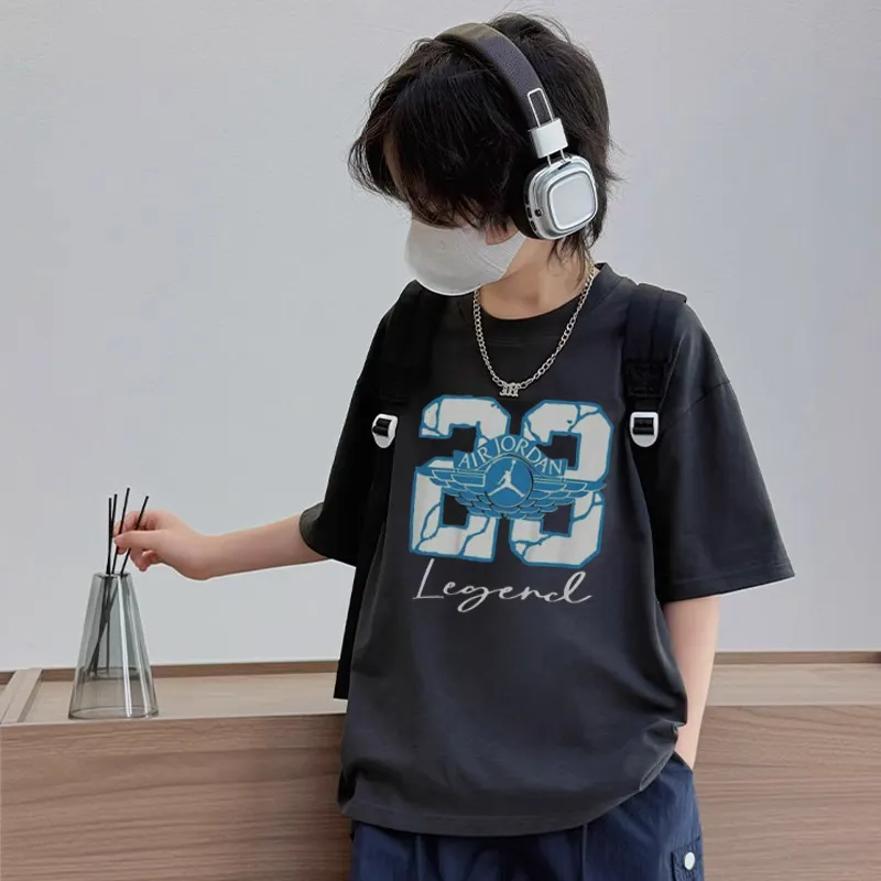 【90-160cm】おしゃれキッズ必見 絶対流行 スタイリッシュ ストリート 男の子 半袖 Ｔシャツ