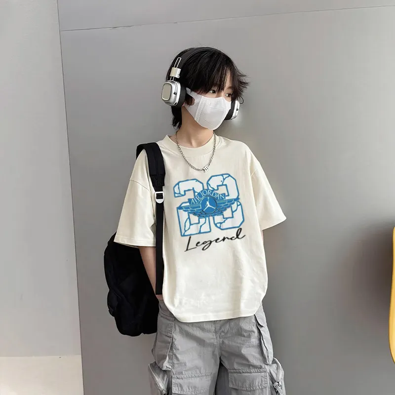 【90-160cm】おしゃれキッズ必見 絶対流行 スタイリッシュ ストリート 男の子 半袖 Ｔシャツ