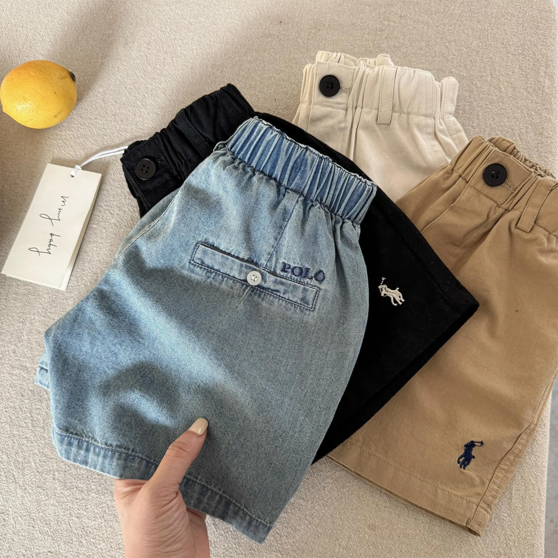 【90-140cm】今季大注目 シンプル トレンド 合わせやすい 着せやすい 半袖 ショートパンツ