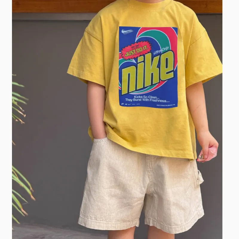【90-160cm】着回し力抜群 大人気 トレンド  カジュアル  着心地良い 男の子  半袖 Ｔシャツ