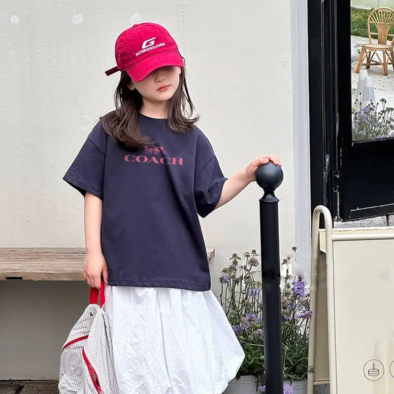 【90-160cm】かわいい 大歓迎 カジュアル おすすめ 女の子 半袖 Ｔシャツ