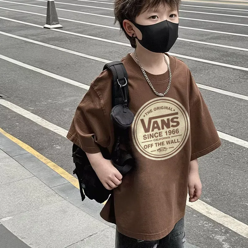 【90-160cm】気質満点 見逃し厳禁 通気性 カッコイイ 男の子 半袖 Ｔシャツ