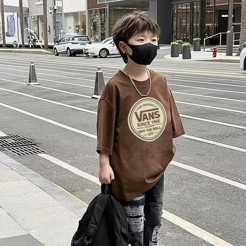 【90-160cm】気質満点 見逃し厳禁 通気性 カッコイイ 男の子 半袖 Ｔシャツ