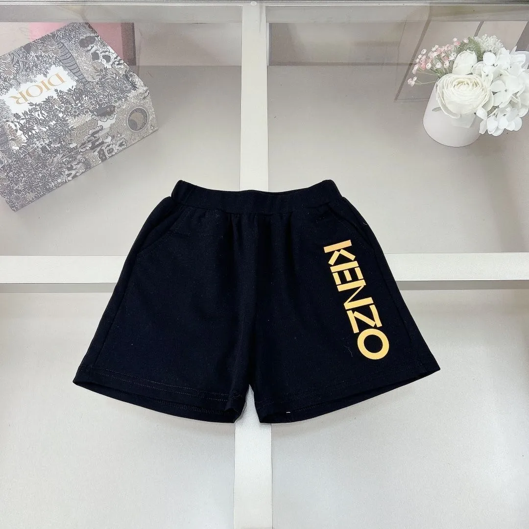 【90-160cm】二点セット 絶対後悔しない 涼しく快適 虎柄 トレンド 半袖Ｔシャツ+ショートパンツ セットアップ