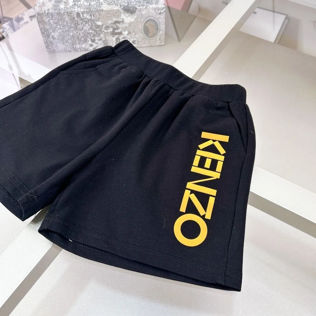 【90-160cm】二点セット 絶対後悔しない 涼しく快適 虎柄 トレンド 半袖Ｔシャツ+ショートパンツ セットアップ