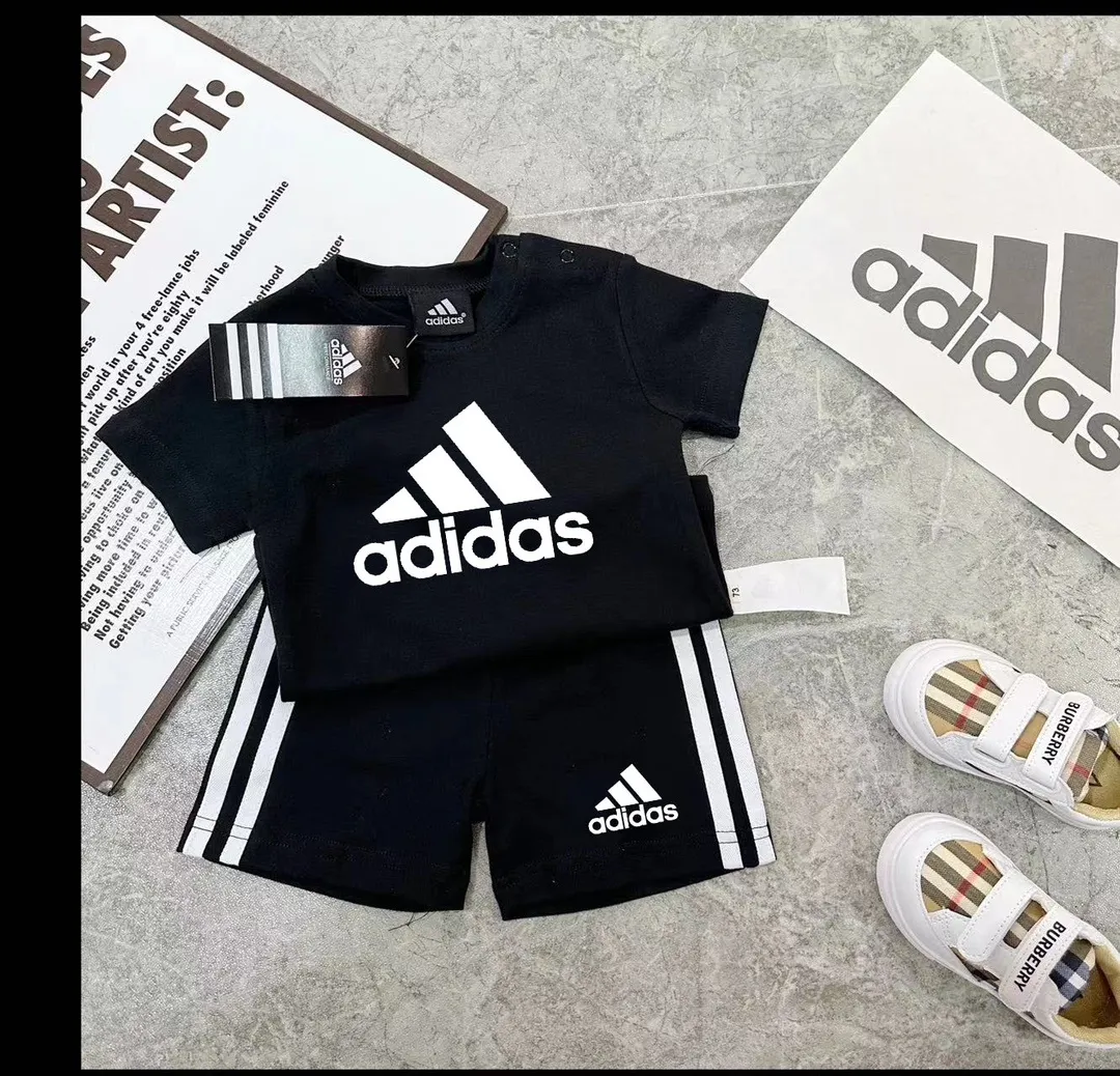 【66-100cm】二点セット 超人気商品 爆売れ中 カジュアル 多色展開 半袖Ｔシャツ+ショートパンツ セットアップ