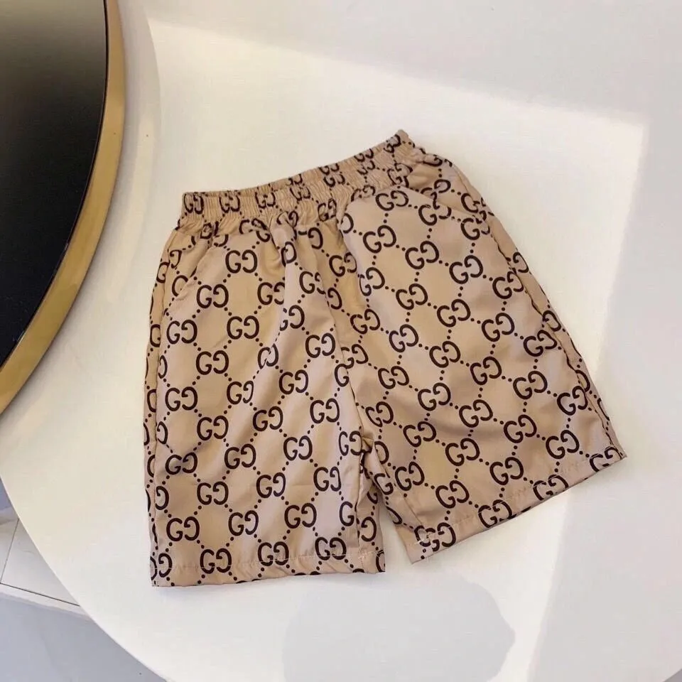 【90-160cm】二点セット 好感度100％  大注目 カジュアル 着やすい  半袖Ｔシャツ+ショートパンツ セットアップ