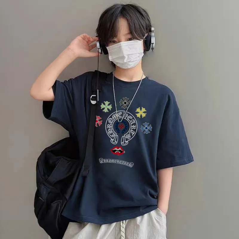 【90-160cm】モード感アップ 目立つ スタイリッシュ 着やすい 男の子 半袖 Tシャツ