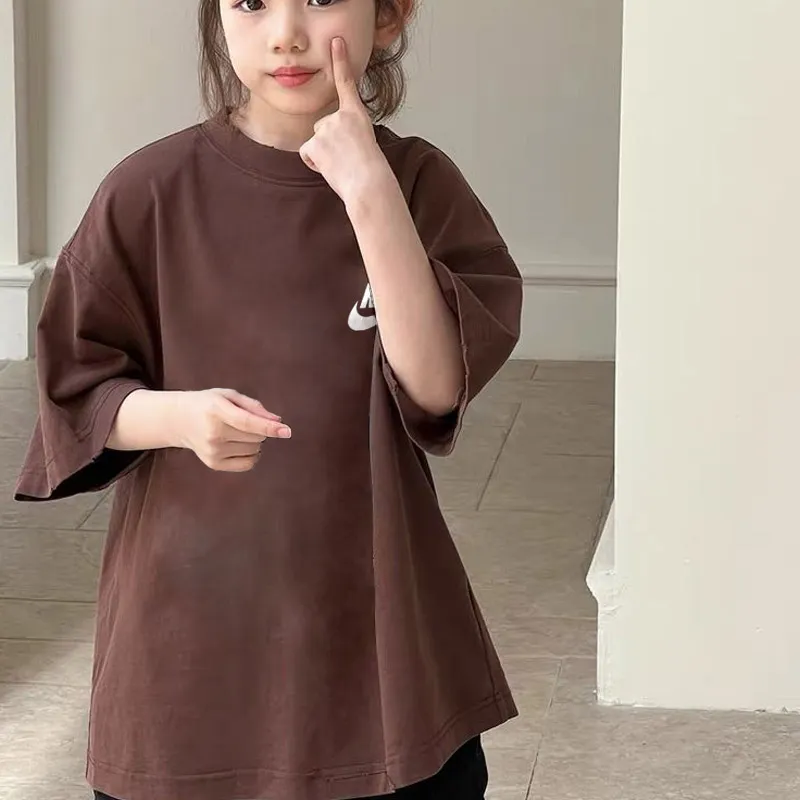 【90-160cm】SNS映えコーデに 大人気 おしゃれ 着やすい カジュアル 女の子 半袖 Ｔシャツ
