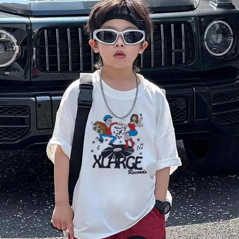 【90-160cm】リラックス感ある 着回し最強 カジュアル 着やすい 男の子 半袖 Ｔシャツ