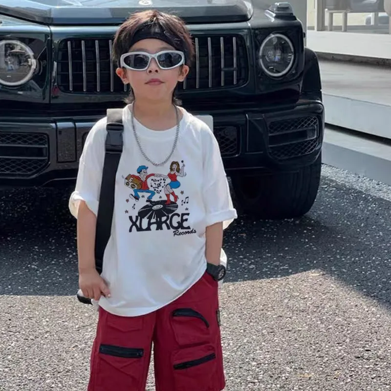 【90-160cm】リラックス感ある 着回し最強 カジュアル 着やすい 男の子 半袖 Ｔシャツ