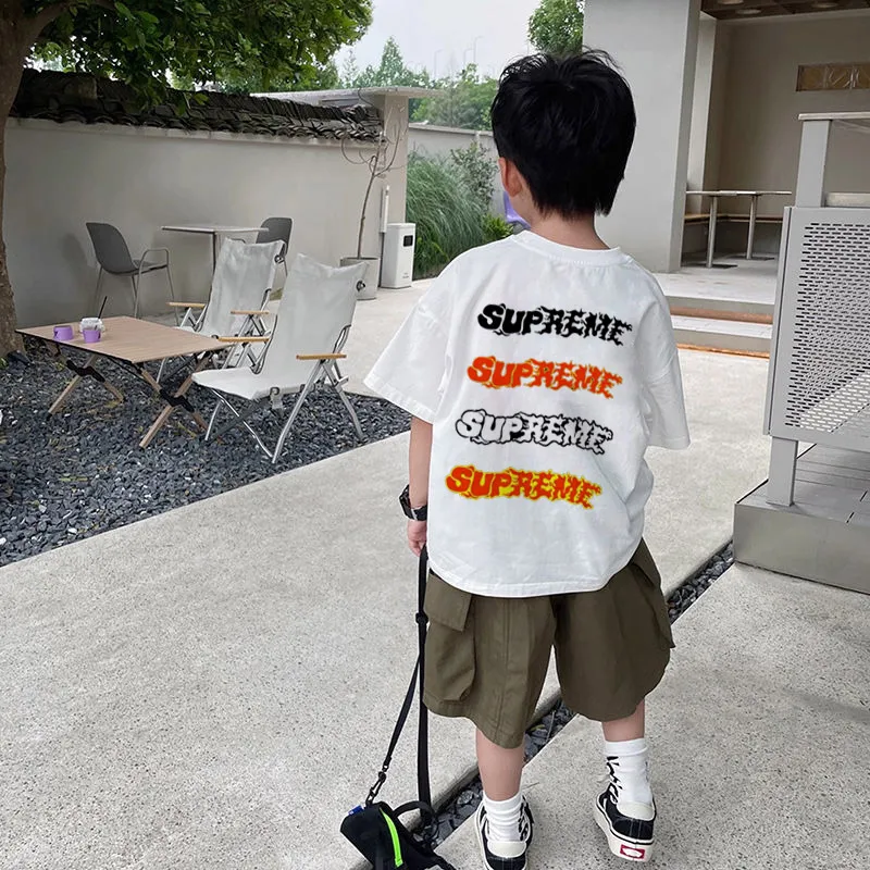 【90-160cm】目を奪われる 品質満点 カジュアル 合わせやすい 男の子 半袖 Ｔシャツ