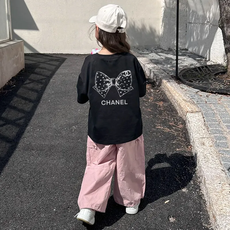 【90-160cm】おしゃれキッズ必見 売れ筋 可愛い スウィート 女の子 半袖 Ｔシャツ