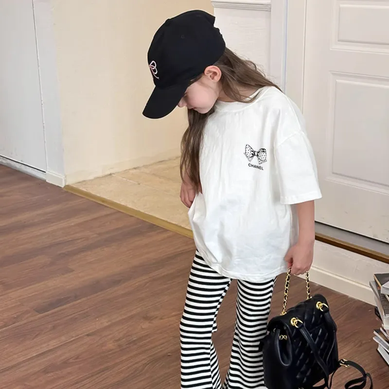 【90-160cm】おしゃれキッズ必見 売れ筋 可愛い スウィート 女の子 半袖 Ｔシャツ