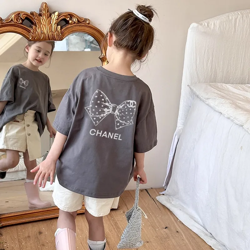 【90-160cm】おしゃれキッズ必見 売れ筋 可愛い スウィート 女の子 半袖 Ｔシャツ