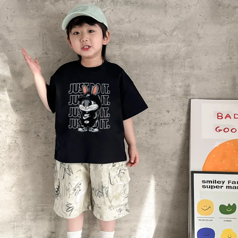 【90-160cm】モード感アップ 爆売れ中 ストリート デザイン満点 男の子 半袖 Ｔシャツ