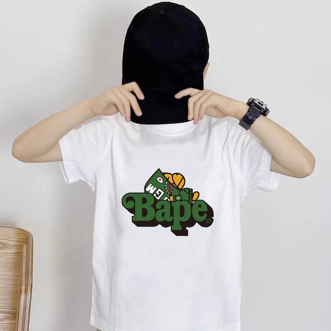 【90-160cm】夏にぴったり 爆売れ中 カジュアル 合わせやすい ユニセックス 半袖 Ｔシャツ