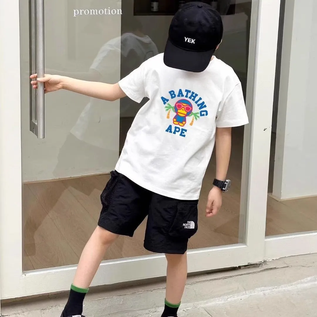 【90-160cm】絶対後悔しない 大注目 多色展開 カジュアル プリント  半袖 Ｔシャツ