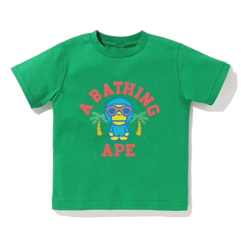 【90-160cm】絶対後悔しない 大注目 多色展開 カジュアル プリント  半袖 Ｔシャツ