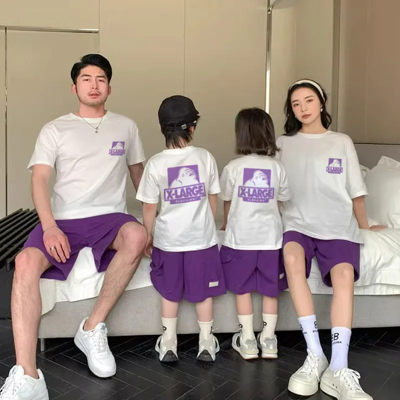 【90-160cm+親サイズ】これを逃す手はない 大好評 お出かけに カジュアル 親子ペア 半袖 Ｔシャツ