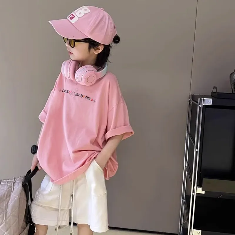 【90-160cm】おしゃれキッズ必見 大注目 スタイリッシュ ストリート 男の子 半袖 Ｔシャツ