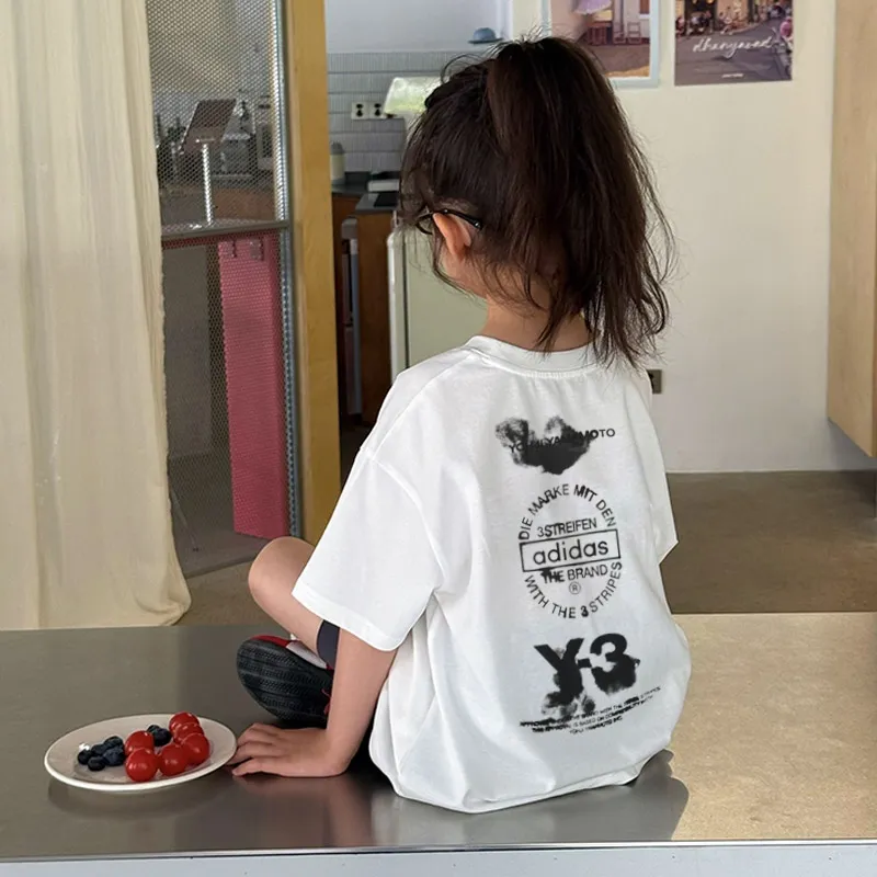 【90-160cm】おしゃれ感満点 スタイリッシュ カジュアル 着やすい 女の子 半袖 Ｔシャツ