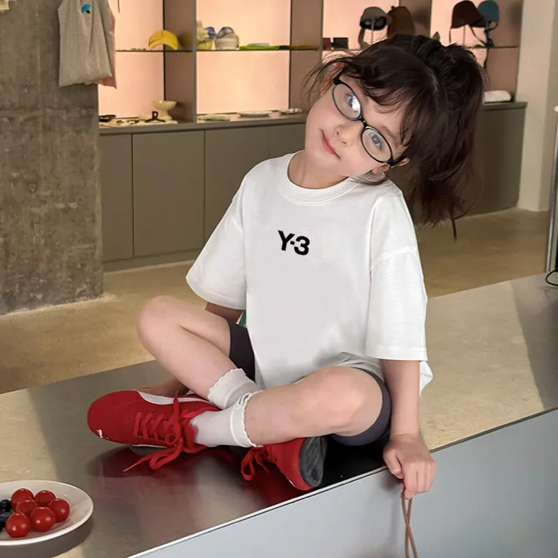【90-160cm】おしゃれ感満点 スタイリッシュ カジュアル 着やすい 女の子 半袖 Ｔシャツ