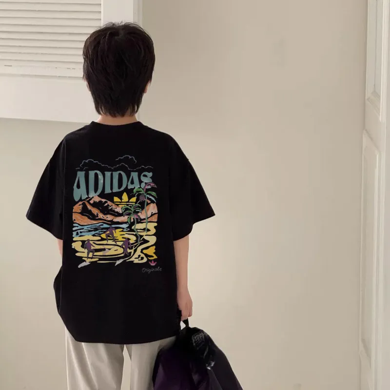 【90-160cm】着回し力抜群 爆売れ中 カジュアル ストリート お出かけに 男の子 半袖 Ｔシャツ