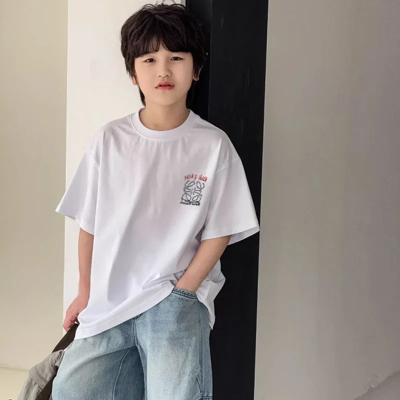 【90-160cm】モード感アップ 大活躍 トレンド  スタイリッシュ 男の子 半袖 Ｔシャツ