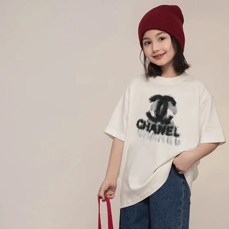【90-160cm】トレンド感満点 おしゃれ トレンド スタイリッシュ 女の子 半袖 Ｔシャツ