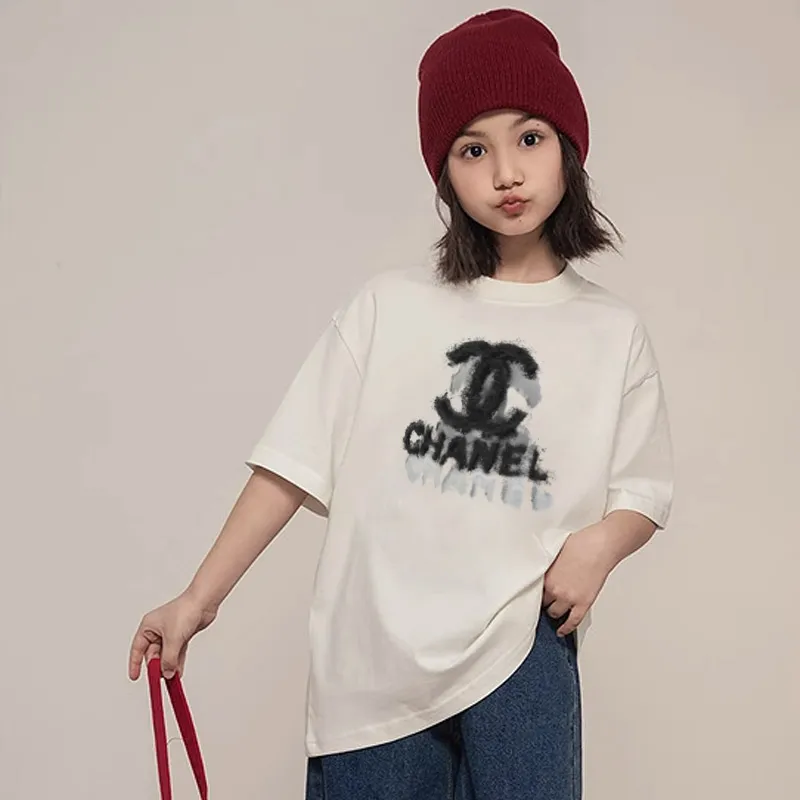 【90-160cm】トレンド感満点 おしゃれ トレンド スタイリッシュ 女の子 半袖 Ｔシャツ