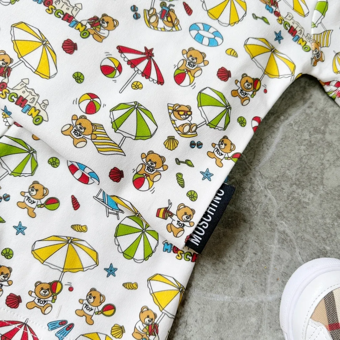 【66-100cm】二点セット かわいさ満点 大活躍 着心地抜群 カートゥーン 半袖Ｔシャツ+ショートパンツ セットアップ