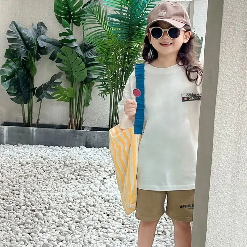 【90-160cm】ママたちに大好評 おしゃれ ストリート スタイリッシュ 女の子 半袖 Ｔシャツ