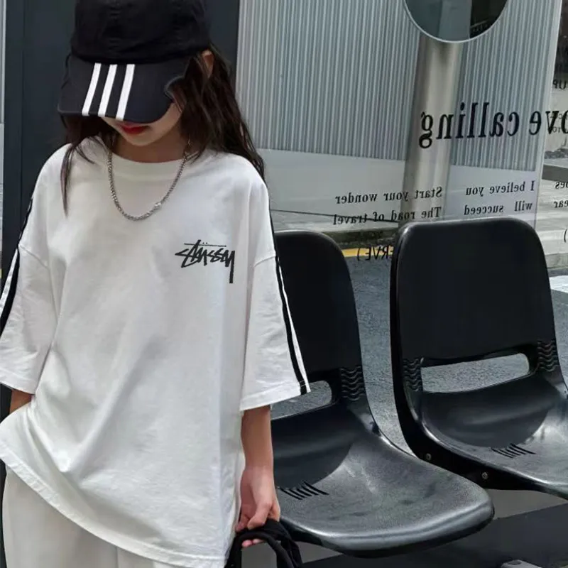 【100-150cm】話題沸騰中 今季も大注目 シンプル 合わせやすい カジュアル 女の子 半袖 Ｔシャツ