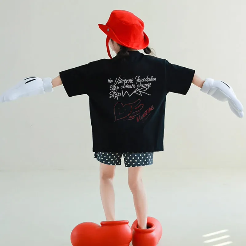 【90-160cm】トレンド感満点 売れ筋 おしゃれ スタイリッシュ 女の子 半袖 Ｔシャツ